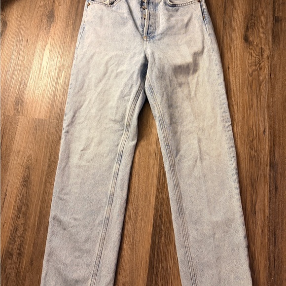 Agolde Women's Straight Leg Jeans - Light Blue - Picture 7 of 7